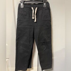 Tow Black Kids Bottoms with Drawstring
